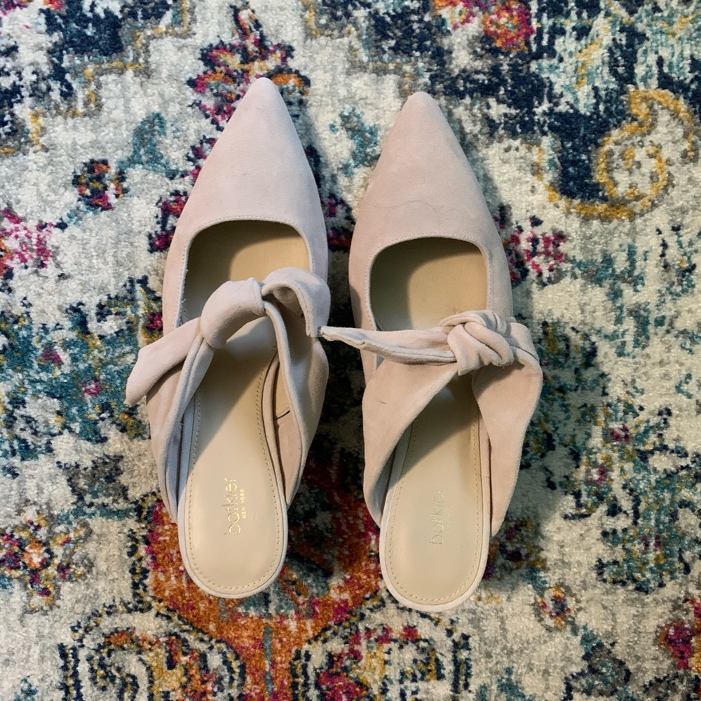 Anthropologie Botkier Suede Kitten Heels